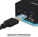 HUB USB TYPE C SABRENT DOCKING STATION USB 3.0 LAN HDMI