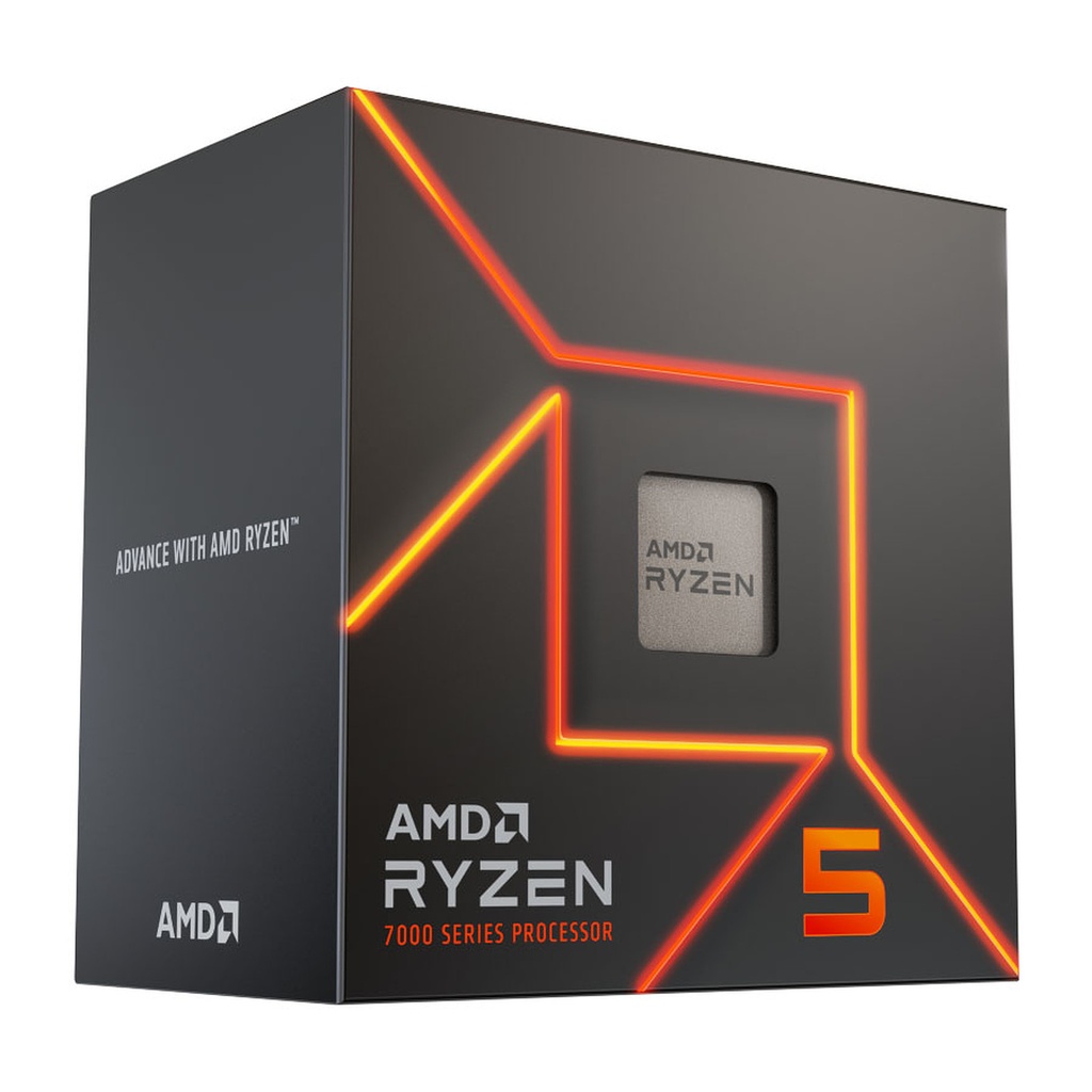 AMD RYZEN 5 7600 WRAITH STEALTH (4.0 GHz / 5.2 GHz)
