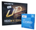KIT UPGRADE I5 12400F + GIGABYTE H610M K DDR4
