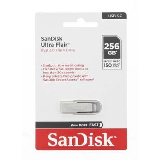 FLASH DISQUE SANDISK 256GO ULTRA FLAIR USB3.0
