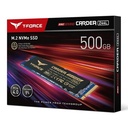 SSD NVME TEAMGROUP 500GO T-FORCE CARDEA Z44L GEN4 3500MB/S