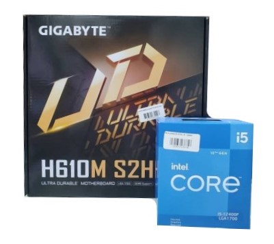 KIT UPGRADE I5 12400F + GIGABYTE H610M S2H DDR5

